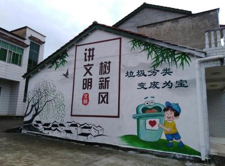 岑溪墙绘是现在流行的墙体广告