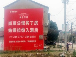 岑溪墙体广告在乡镇、农村市场的媒体优势