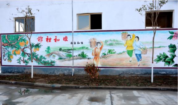 岑溪乡镇文化墙 乡风文明焕发新活力
