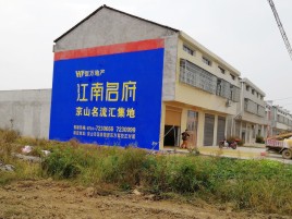岑溪农村墙体广告在不同形式上面展现的不同特色