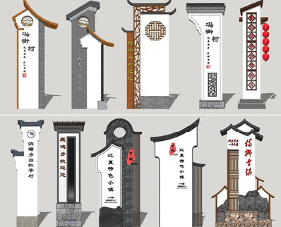 岑溪美丽乡村标识标牌有哪些分类？