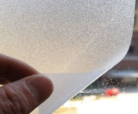 岑溪玻璃门外面粘广告用什么材料好？